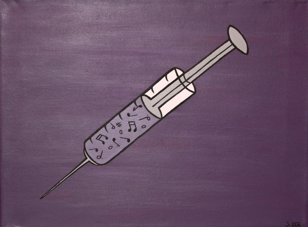 A painting made for an old friend. Same concept, made for a different person.