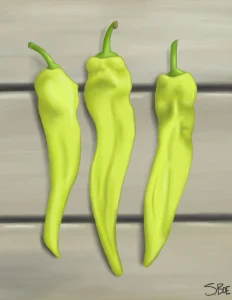 A simple still-life honoring a reliable, personal favorite pepper varietal.